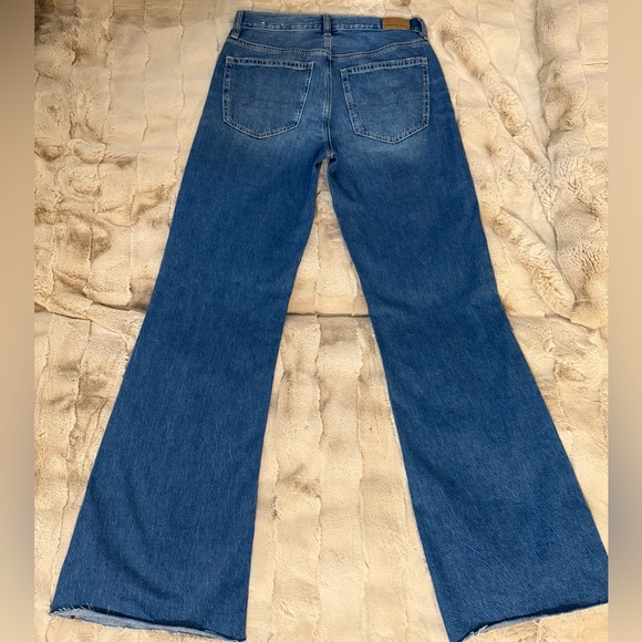 NWT American Eagle low rise baggy flare jeans Size 0 - Picture 12 of 14